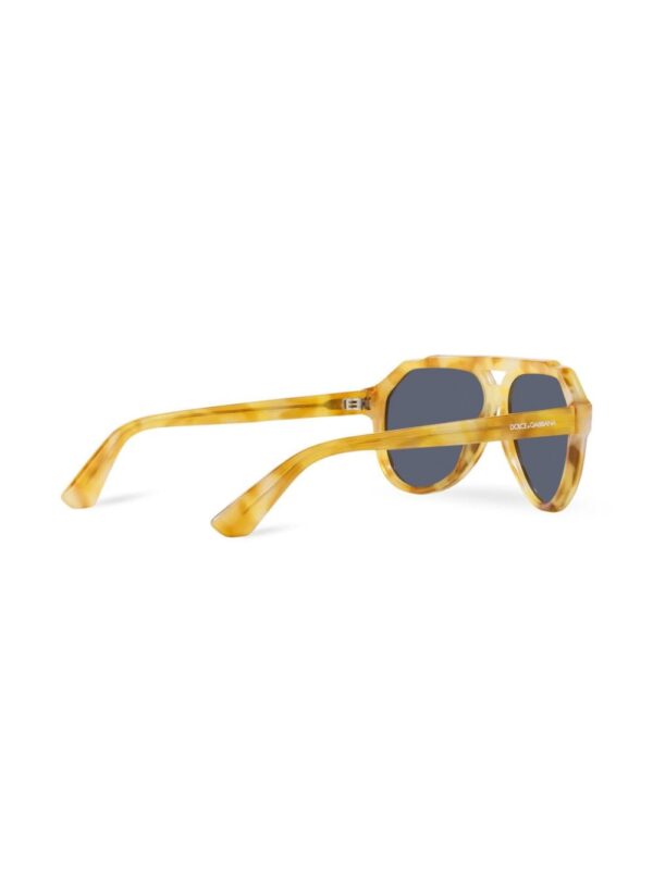 Dolce & Gabbana Eyewear Lusso Sartoriale pilot-frame sunglasses - Image 4