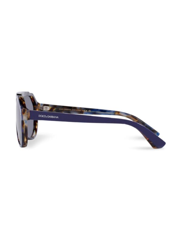 Dolce & Gabbana Eyewear Lusso Sartoriale pilot-frame sunglasses - Image 3