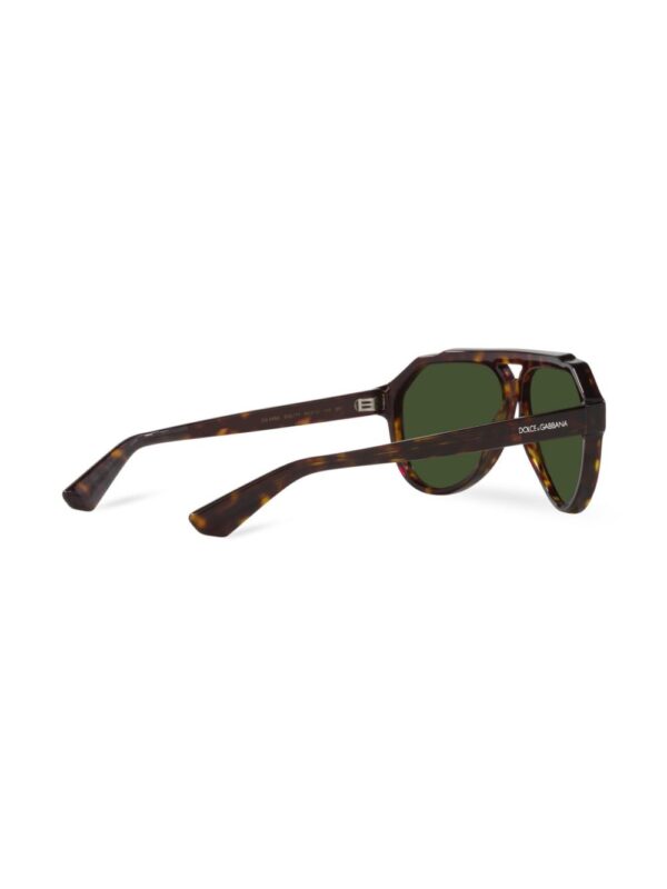 Dolce & Gabbana Eyewear Lusso Sartoriale pilot-frame sunglasses - Image 4