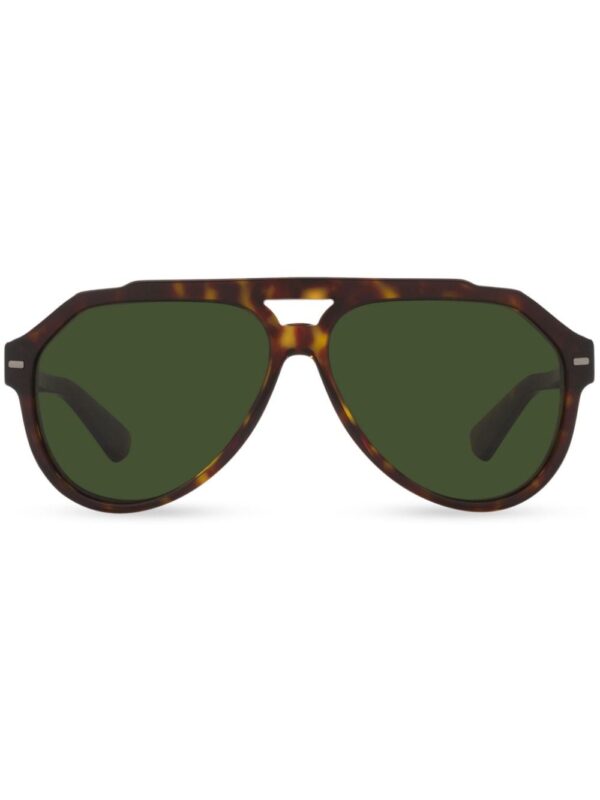 Dolce & Gabbana Eyewear Lusso Sartoriale pilot-frame sunglasses