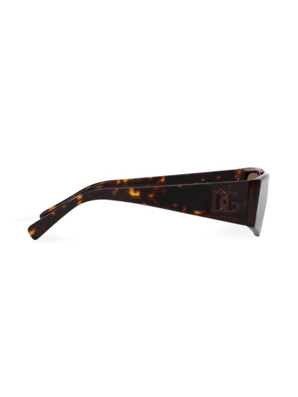 Dolce & Gabbana Eyewear tortoiseshell-effect rectangle-frame sunglasses - Image 5