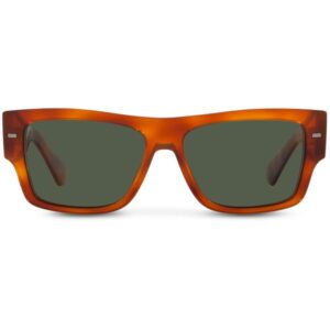 Dolce & Gabbana Eyewear tortoiseshell-effect rectangle-frame sunglasses