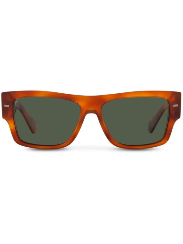 Dolce & Gabbana Eyewear tortoiseshell-effect rectangle-frame sunglasses