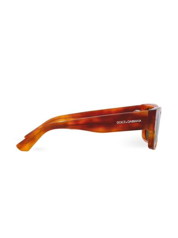 Dolce & Gabbana Eyewear tortoiseshell-effect rectangle-frame sunglasses - Image 5