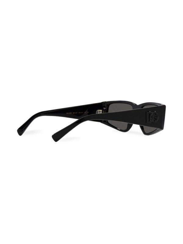 Dolce & Gabbana Eyewear logo-plaque square-frame sunglasses - Image 4