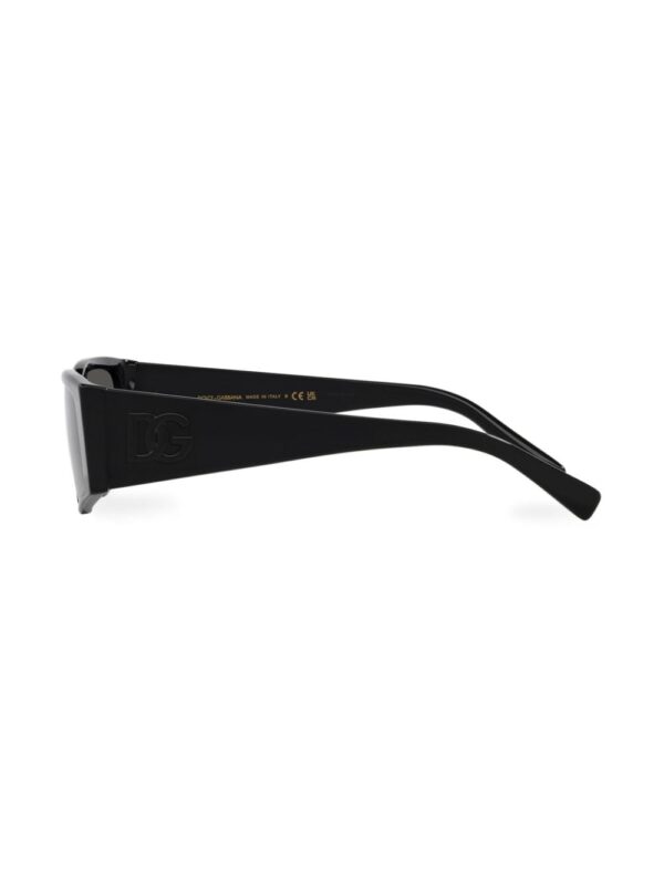 Dolce & Gabbana Eyewear logo-plaque square-frame sunglasses - Image 3