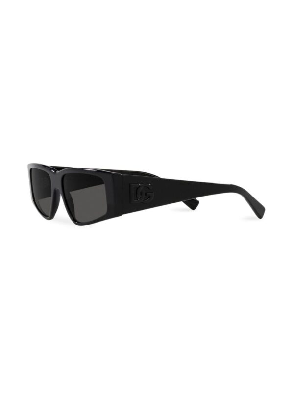 Dolce & Gabbana Eyewear logo-plaque square-frame sunglasses - Image 2