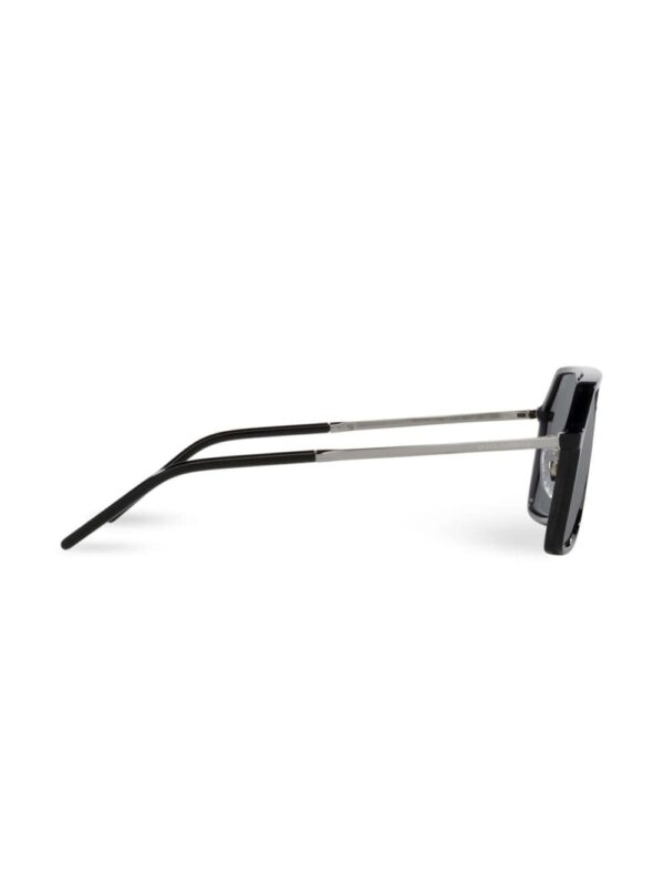 Dolce & Gabbana Eyewear logo-engraved oversize-frame sunglasses - Image 5