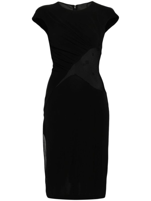 Givenchy panelled crepe midi dress