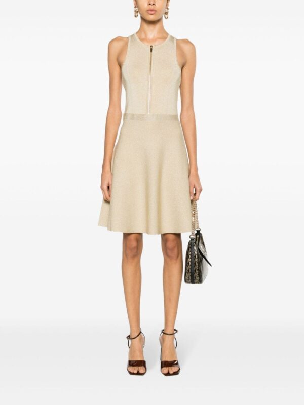Michael Michael Kors half-zip lurex minidress - Image 2