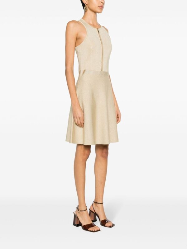 Michael Michael Kors half-zip lurex minidress - Image 3