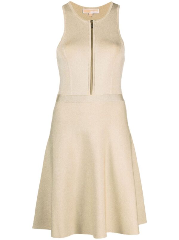 Michael Michael Kors half-zip lurex minidress