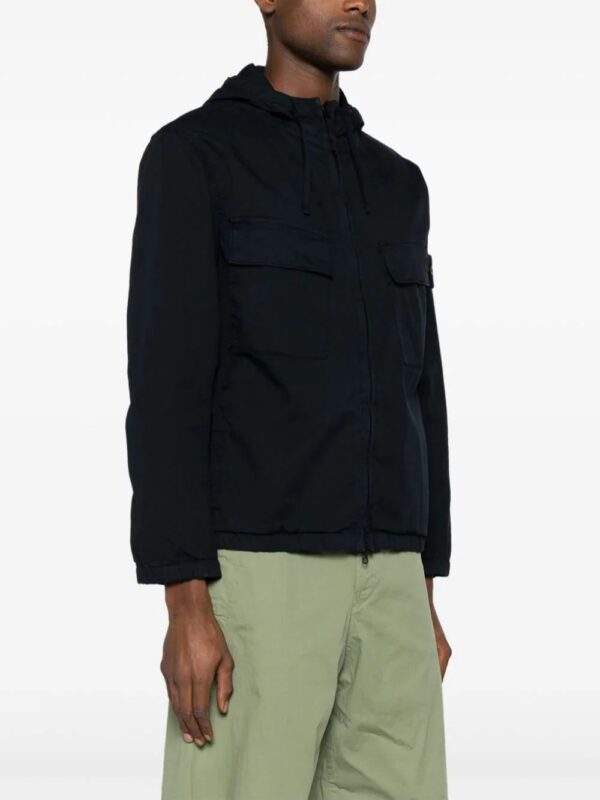 Stone Island  Compass-appliqué hooded jacket - Image 3
