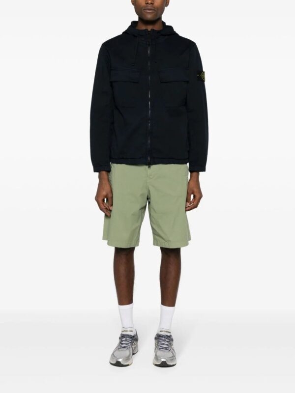 Stone Island  Compass-appliqué hooded jacket - Image 2