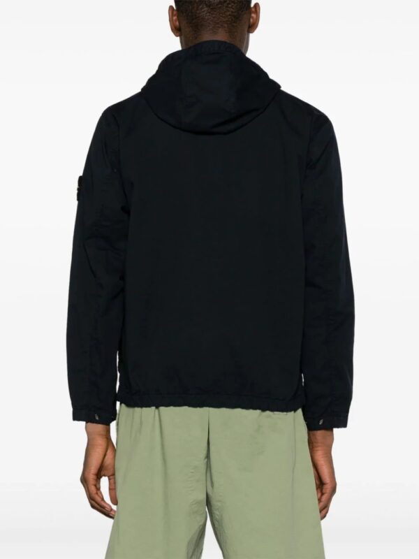 Stone Island  Compass-appliqué hooded jacket - Image 4