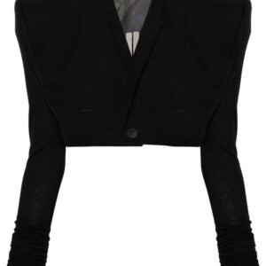 Rick Owens  Cobra Micro Tatlin cropped blazer jacket