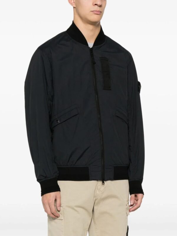 Stone Island  Compass-patch zipped bomber jacket - Image 3