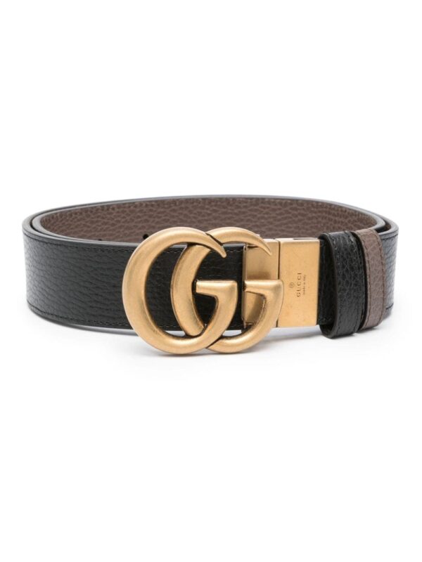 Louis Vuitton  Double G leather belt