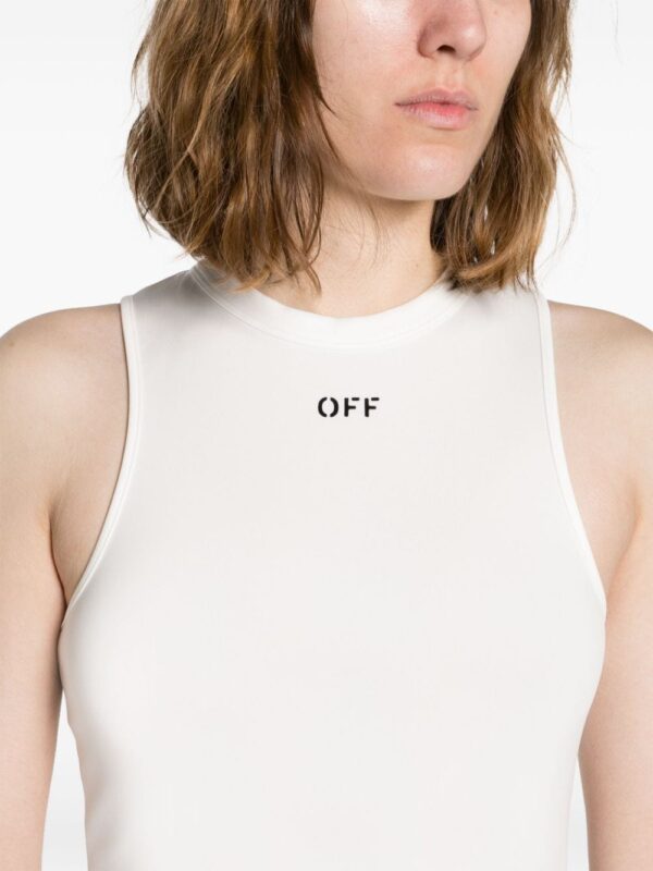 Off-White Sleek Rowing bodycon minidress - Image 2