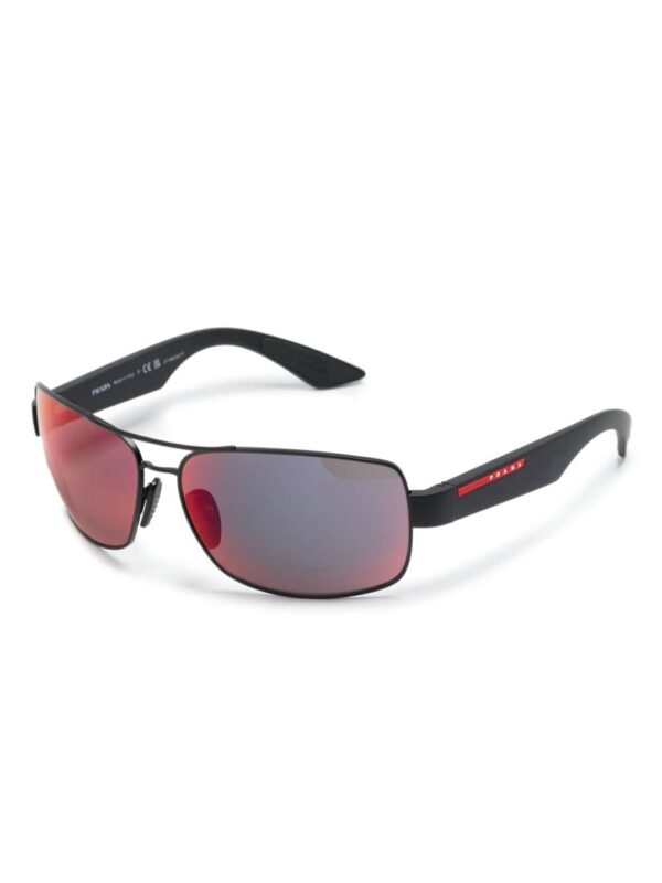 Prada Eyewear Linea Rossa rectangle-frame sunglasses - Image 2