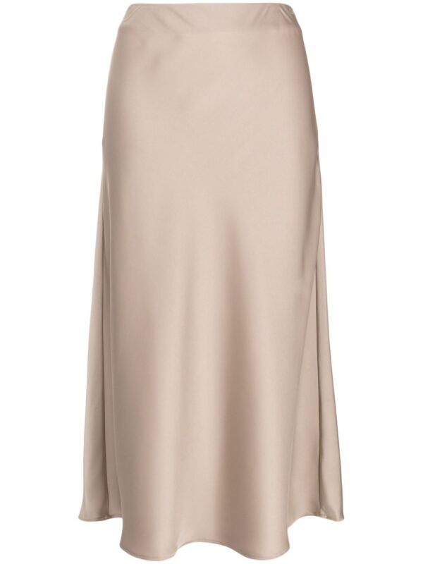 CK Calvin Klein  high-waisted satin slip skirt