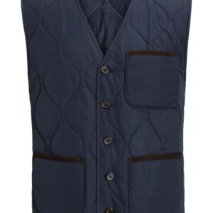 Polo Ralph Lauren  suede-trim quilted gilet