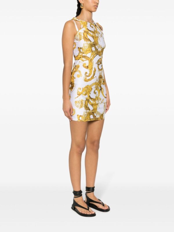 Versace Jeans Couture  Watercolour Couture-print minidress - Image 3