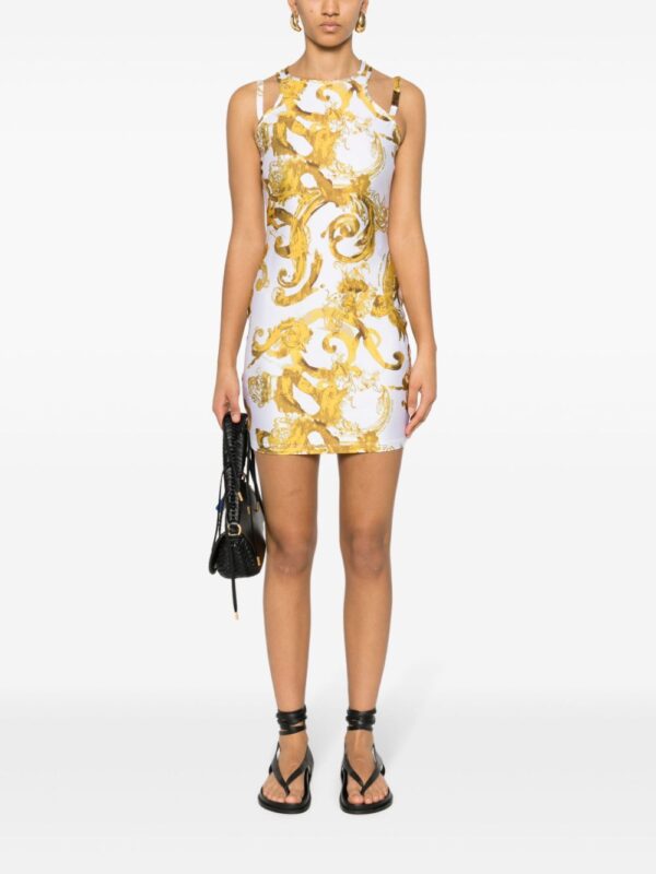 Versace Jeans Couture  Watercolour Couture-print minidress - Image 2