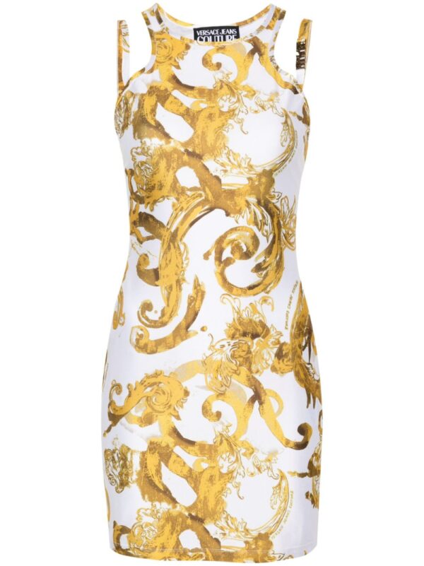 Versace Jeans Couture  Watercolour Couture-print minidress