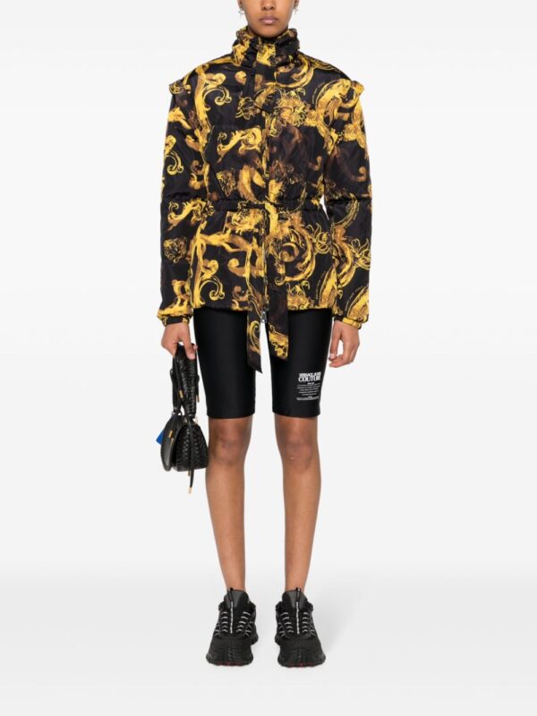 Versace Jeans Couture  Barocco-print down jacket - Image 2