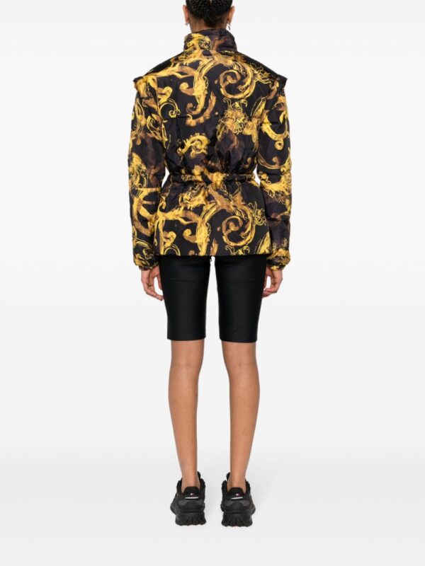 Versace Jeans Couture  Barocco-print down jacket - Image 4