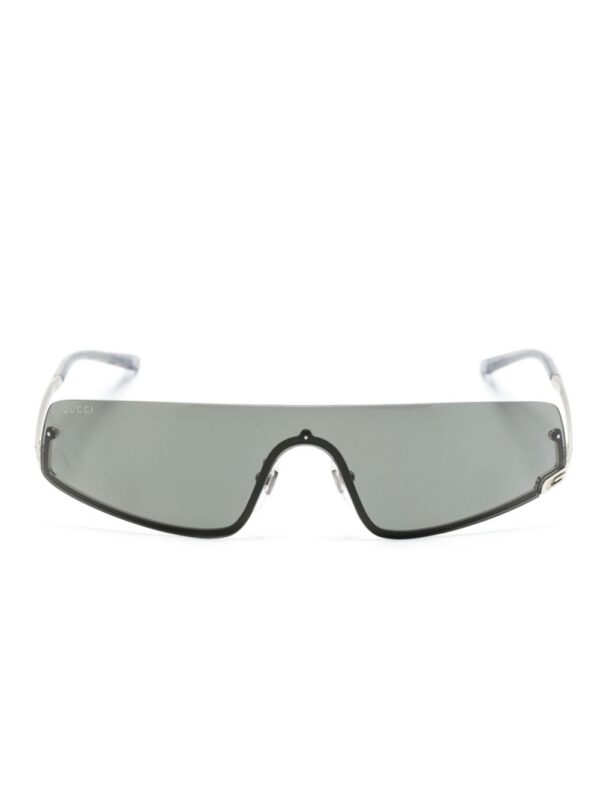 Gucci Eyewear half-rimless mask-frame sunglasses