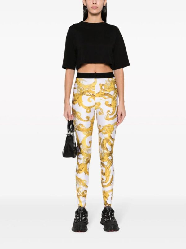Versace Jeans Couture  Watercolour Couture leggings - Image 2