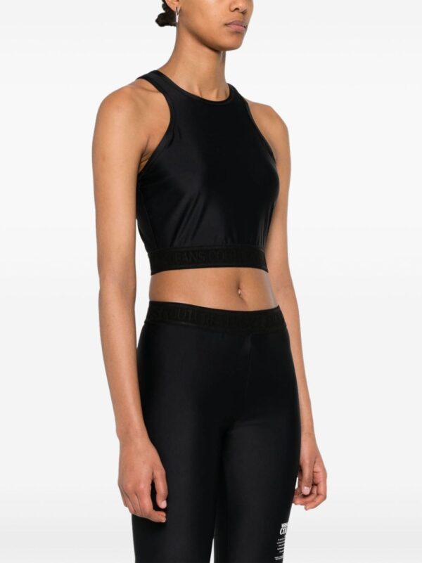Versace Jeans Couture logo-underband crop top - Image 3