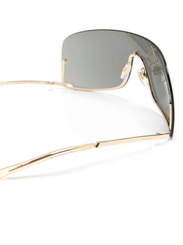 Gucci Eyewear half-rimless shield-frame sunglasses - Image 3