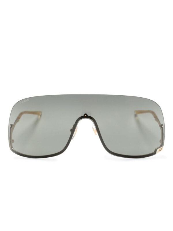 Gucci Eyewear half-rimless shield-frame sunglasses
