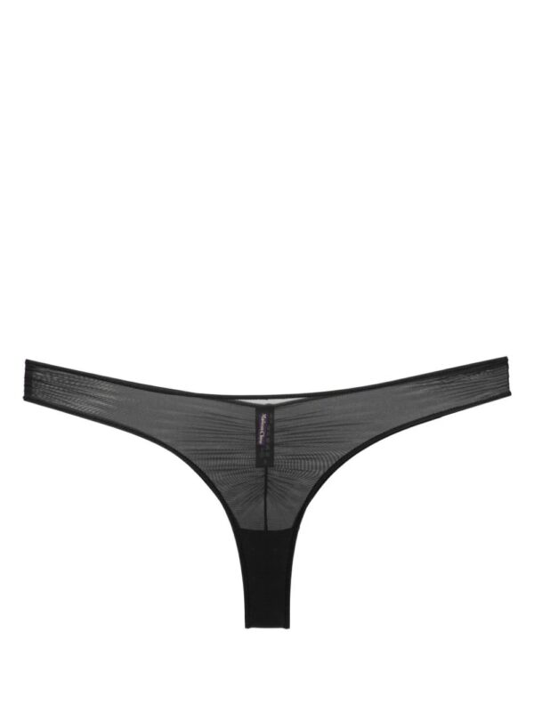 Maison Close  semi-sheer draped thong