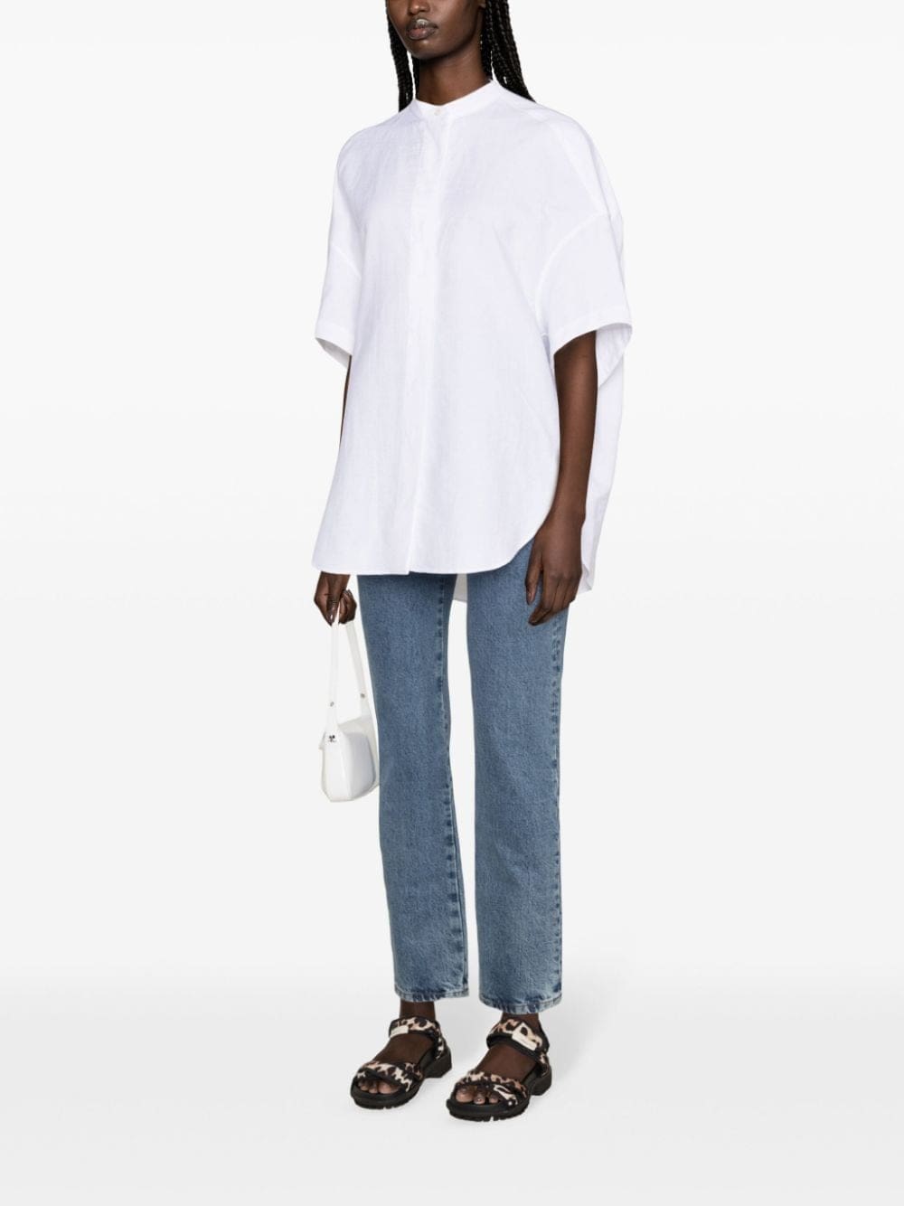 Stella McCartney linen-blend tunic shirt - Image 3