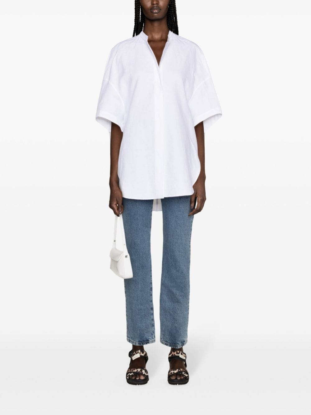 Stella McCartney linen-blend tunic shirt - Image 2