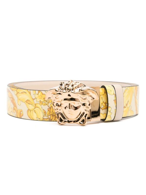 Versace  Barocco reversible leather belt