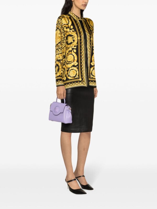 Versace  Heritage Barocco-print silk shirt - Image 3