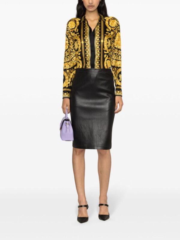 Versace  Heritage Barocco-print silk shirt - Image 2