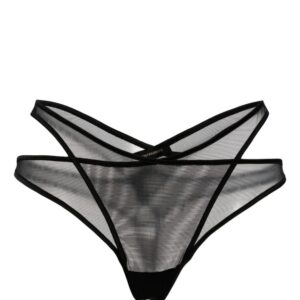 Kiki de Montparnasse  Maxim layered sheer thong