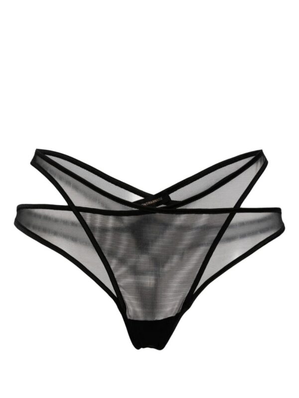Kiki de Montparnasse  Maxim layered sheer thong