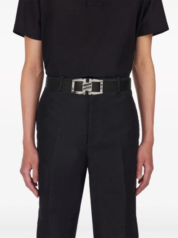 Ferragamo  Reversible and adjustable Gancini belt - Image 4