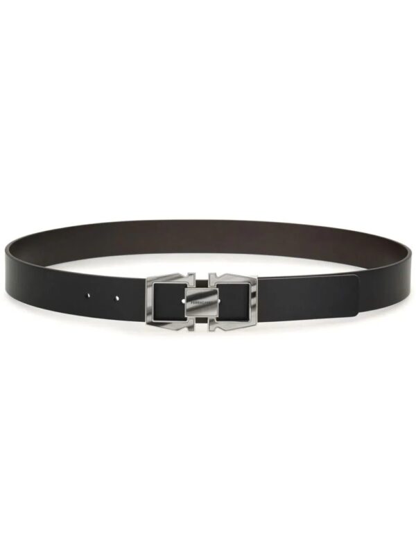 Ferragamo  Reversible and adjustable Gancini belt