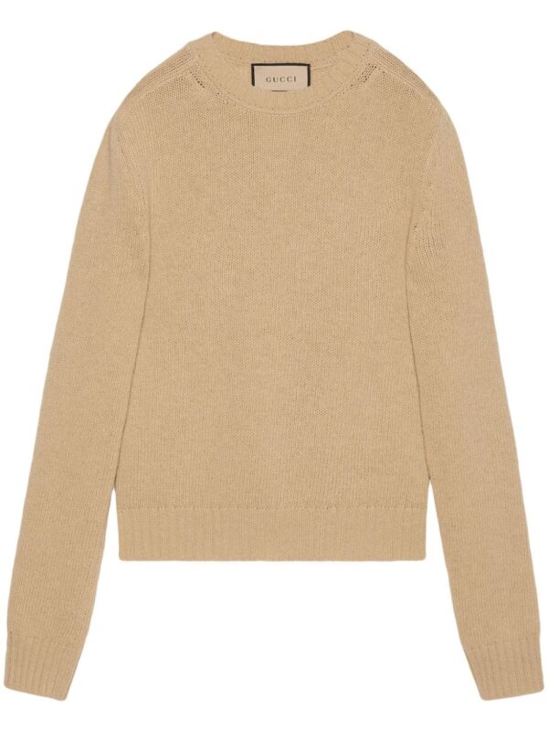 Gucci  logo-embroidered wool Jumper