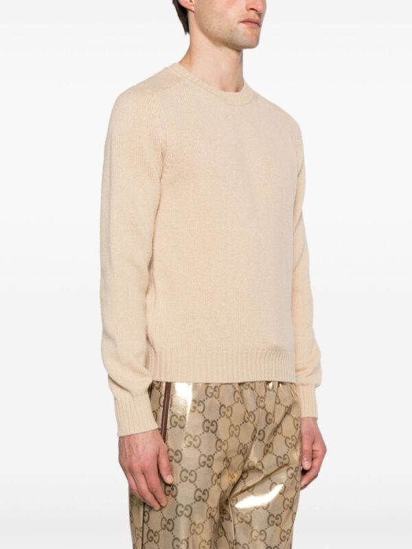 Gucci  logo-embroidered wool jumper - Image 3