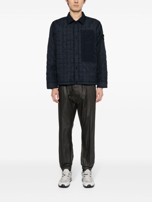 Stone Island  Compass-appliqué quilted jacket - Image 2