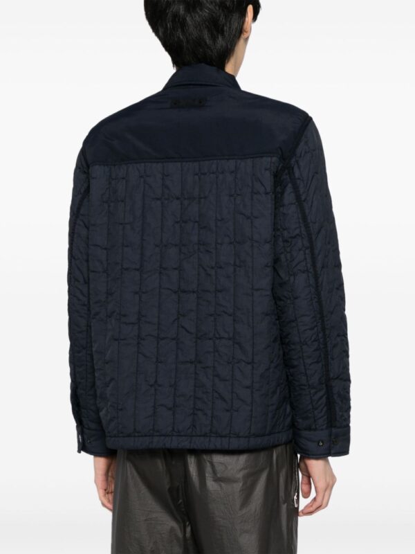 Stone Island  Compass-appliqué quilted jacket - Image 4